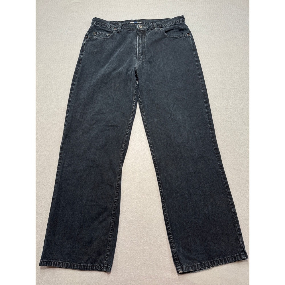 Y2K Ikeda Jeans Men's 38 Black Denim 700 Series Wide Leg Relaxed Fit Canada